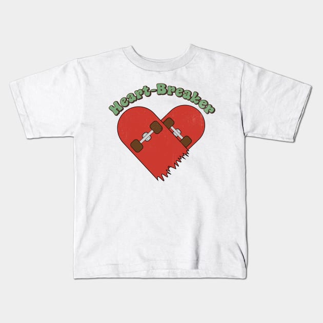 Heartbreaker Kids T-Shirt by MZeeDesigns
